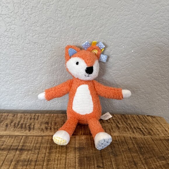 Make Believe Ideas Cutie Snuggables Easter Plush Stuffed Animal - Fox Ribbon Tag - Picture 2 of 7